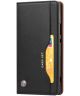 Sony Xperia XA2 Lederen Wallet Stand Hoesje Zwart