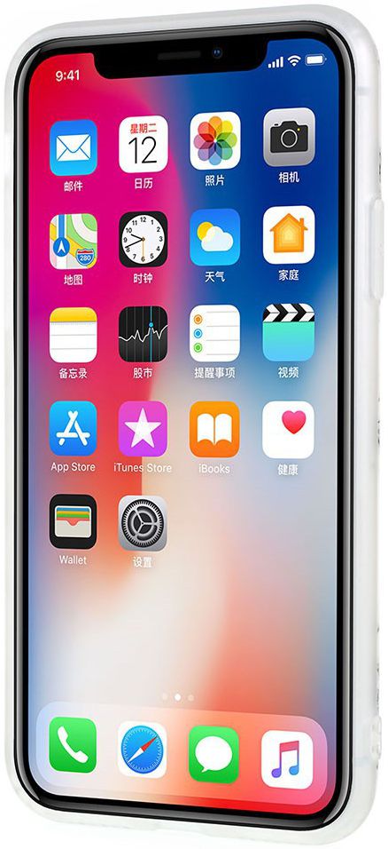 iPhone X Marmer Design TPU Hoesje Wit afbeelding 2