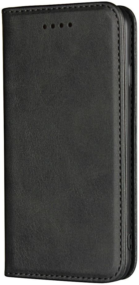 Apple iPhone 8 / 7 Hoesje Premium Book Case Kunst Leer Zwart afbeelding 8