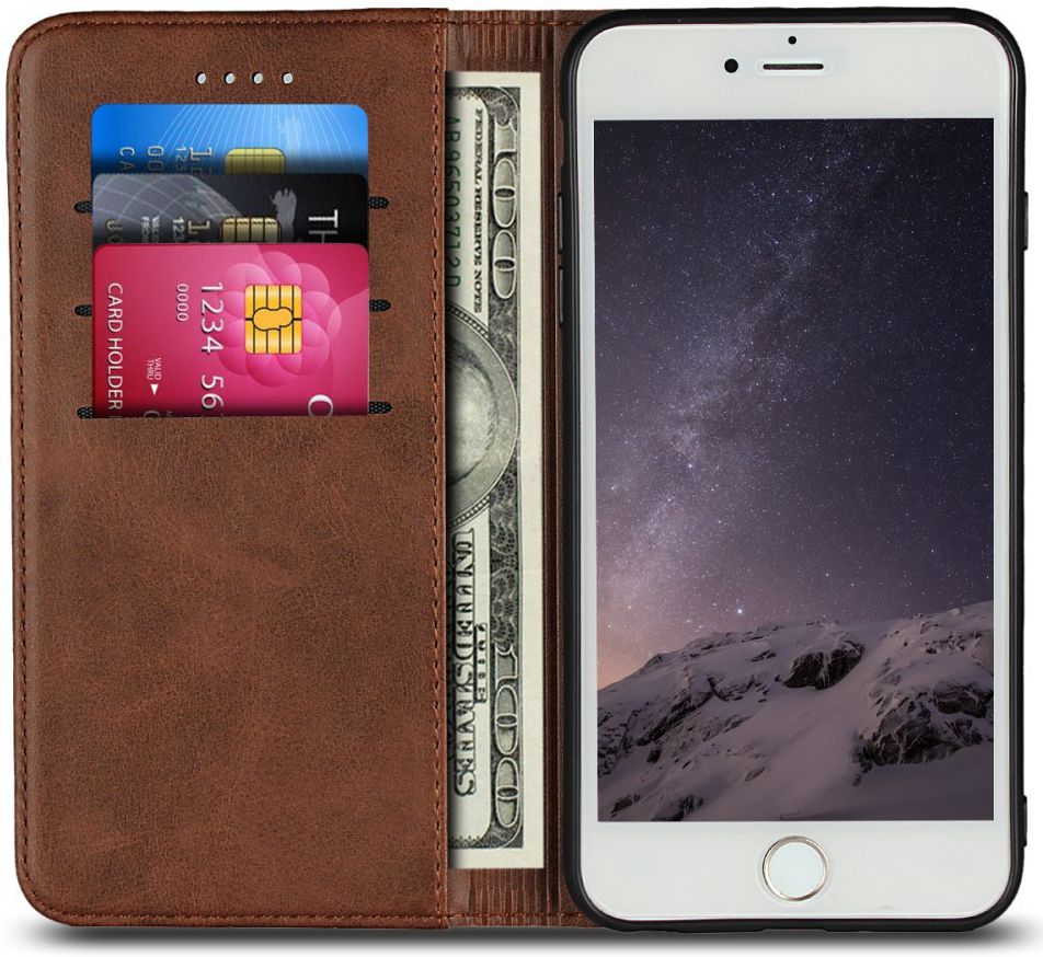 iPhone 7/8 Premium Bookcase Bruin afbeelding 1
