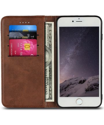 iPhone 7/8 Plus Premium Bookcase Bruin Hoesjes