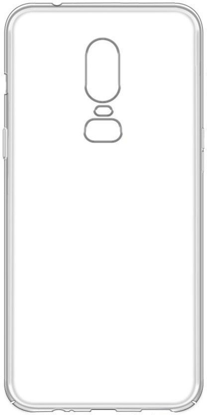 OnePlus 6 Transparant Hardcase Hoesje afbeelding 1