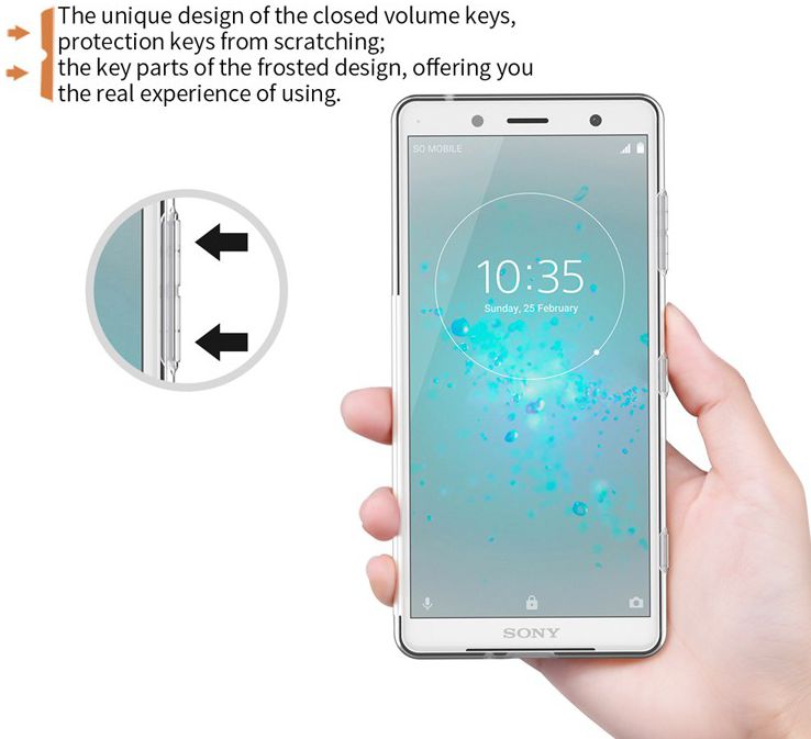 Nillkin Nature TPU Sony Xperia XZ2 Compact Hoesje afbeelding 2