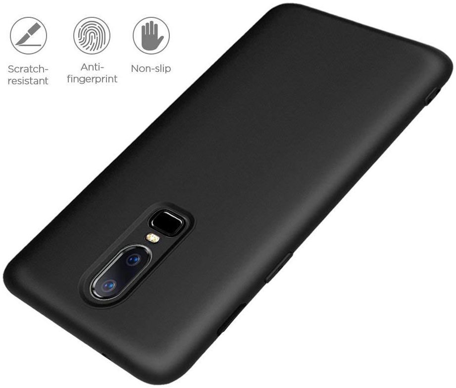 OnePlus 6 TPU Hoesje Zwart afbeelding 8