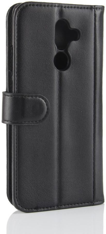 Nokia 7 Plus Echt Lederen Wallet Stand Hoesje Zwart afbeelding 8