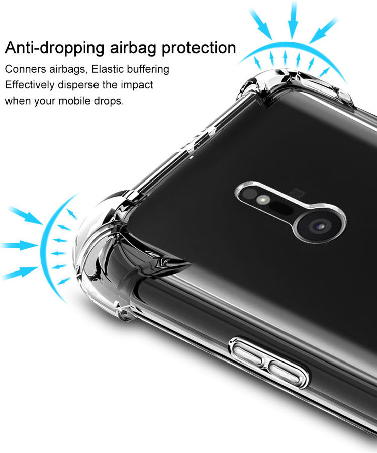 IMAK Sony Xperia XZ2 Hoesje TPU met Screenprotector Transparant afbeelding 3