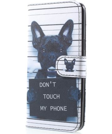 Samsung Galaxy S9 Portemonnee Print Hoesje met Lanyard Cool Dog Hoesjes