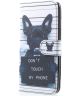 Samsung Galaxy S9 Portemonnee Print Hoesje met Lanyard Cool Dog