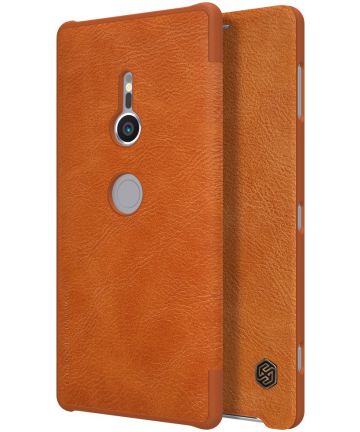 Nillkin Qin Series Book Case Sony Xperia XZ2 Bruin Hoesjes