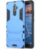 Nokia 7 Plus Hybride Kickstand Cover Blauw
