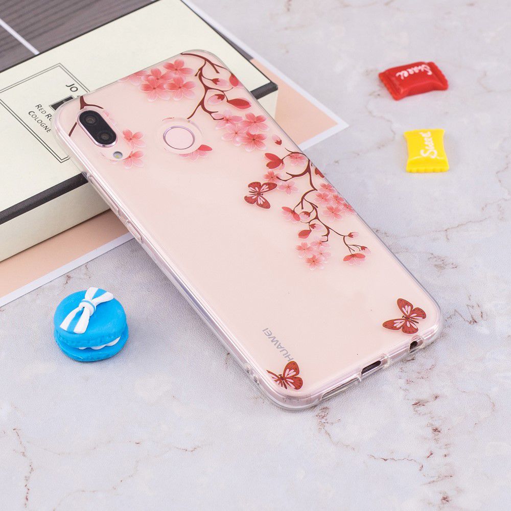 Huawei P20 Lite TPU Backcover met Bloemen Print afbeelding 4
