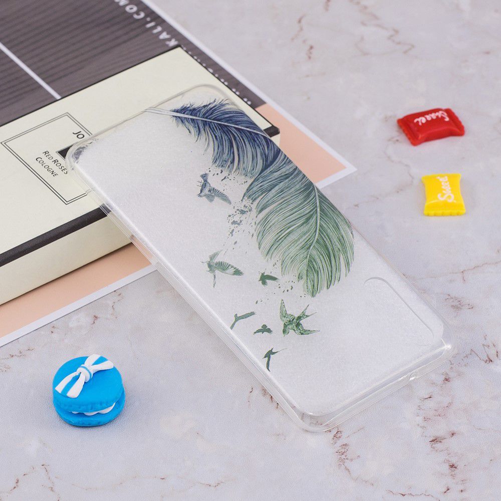 Huawei P20 TPU Backcover met Feathers Print afbeelding 5