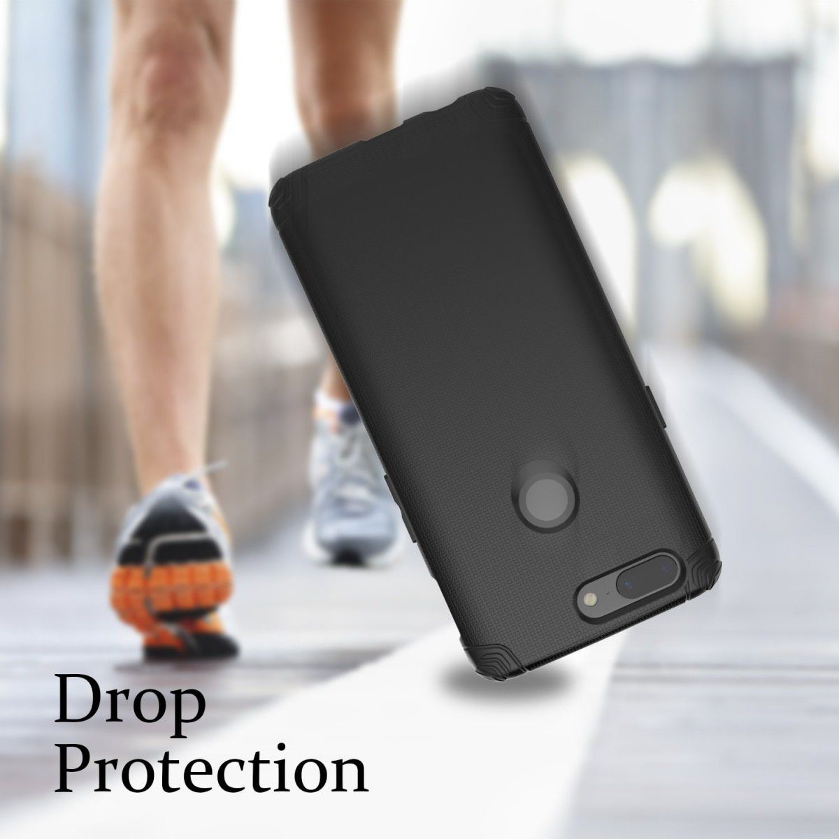 OnePlus 5T Hard Back Cover Zwart afbeelding 5