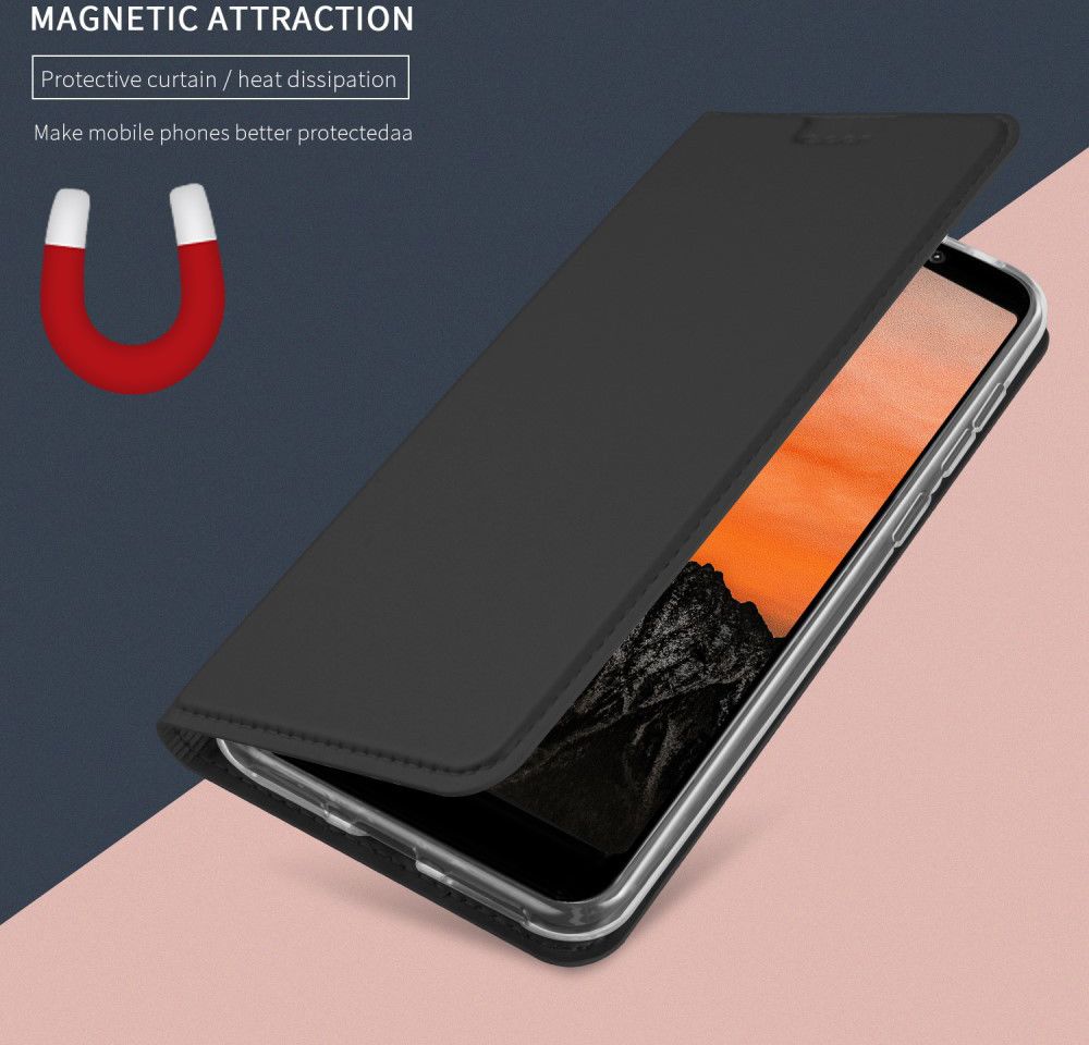 Asus Zenfone 5 Lite Luxe Portemonnee Hoesje Zwart afbeelding 5