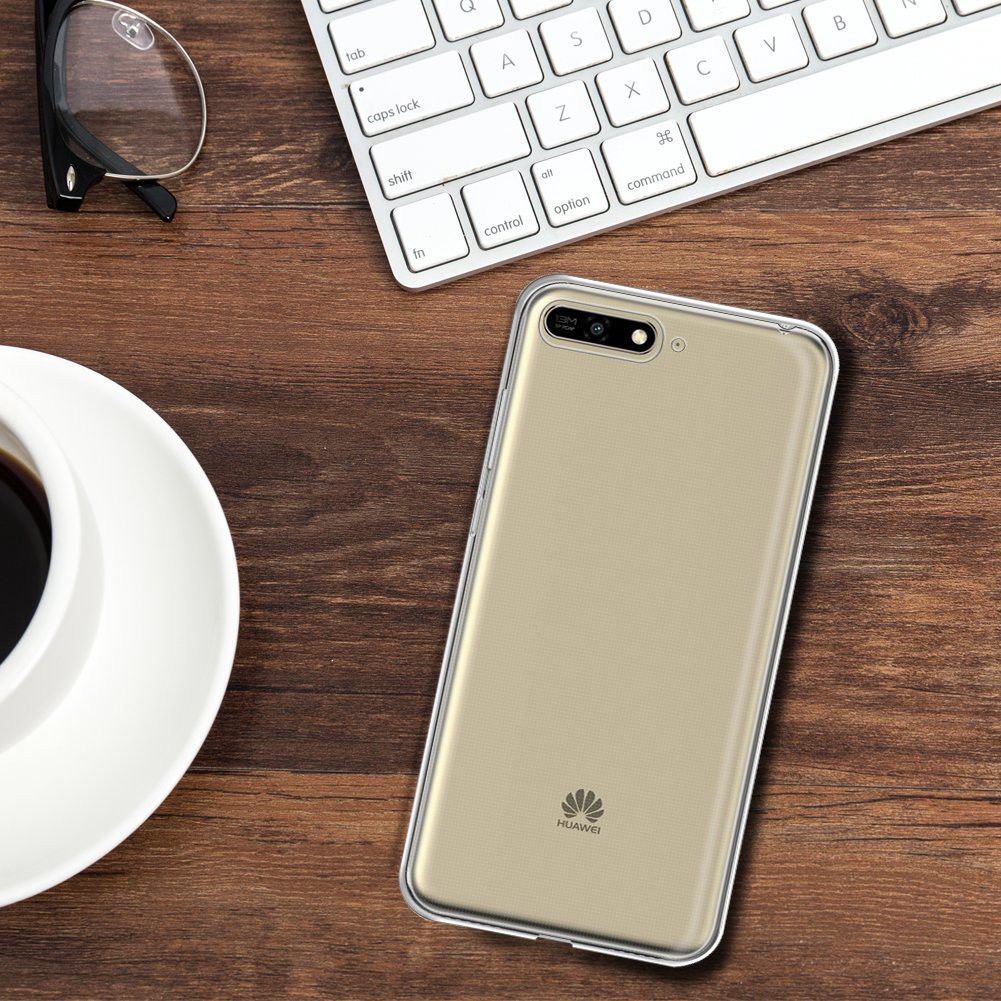 Huawei Y6 (2018) Dual-Sim Hoesje Transparante Back Cover afbeelding 2