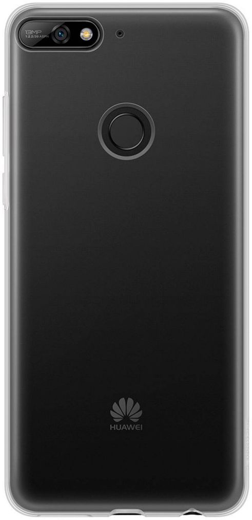 Huawei Y7 (2018) Hoesje Dun TPU Transparant afbeelding 2