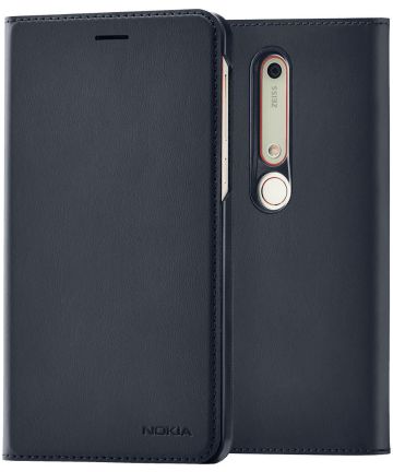 Originele Nokia 6 (2018) CP-308 Flip Cover Blauw Hoesjes