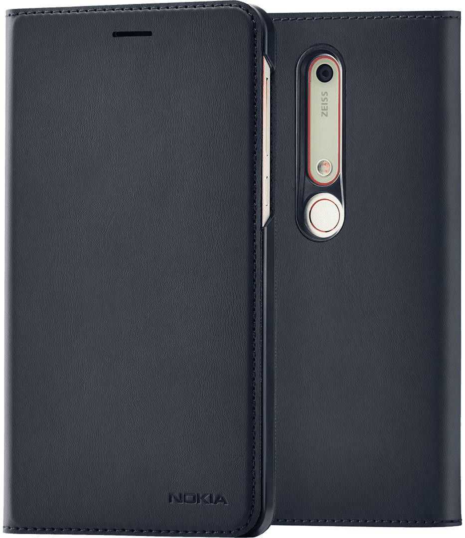 Originele Nokia 6 (2018) CP-308 Flip Cover Blauw afbeelding 1