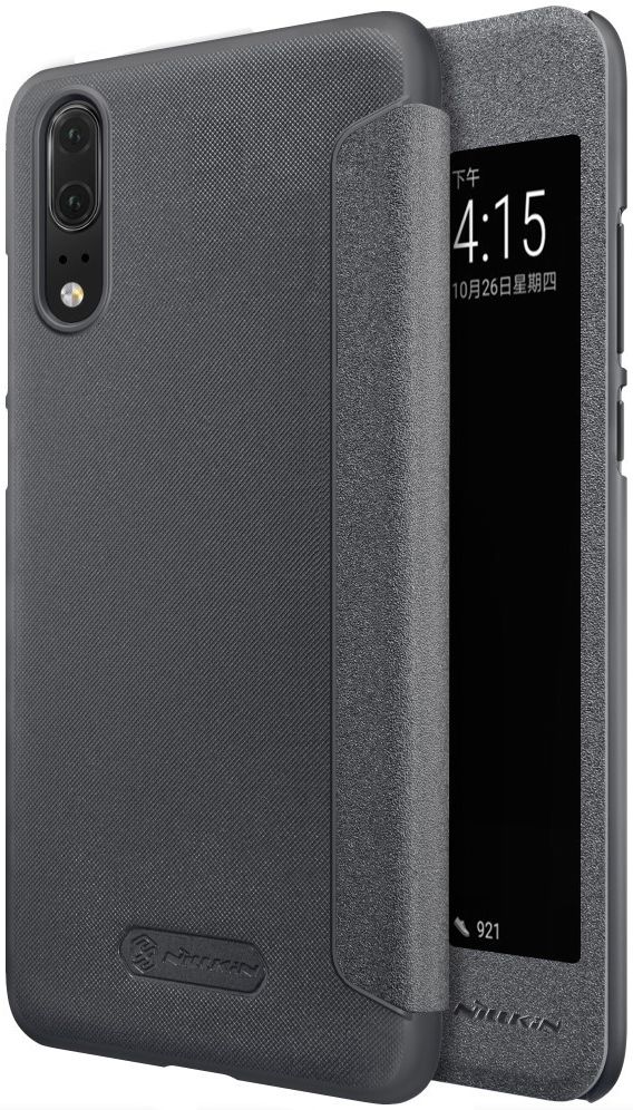 Nillkin Sparkle Series Flip Case Huawei P20 Grijs afbeelding 3