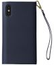 iDeal of Sweden iPhone X / XS Mayfair Clutch Donkerblauw