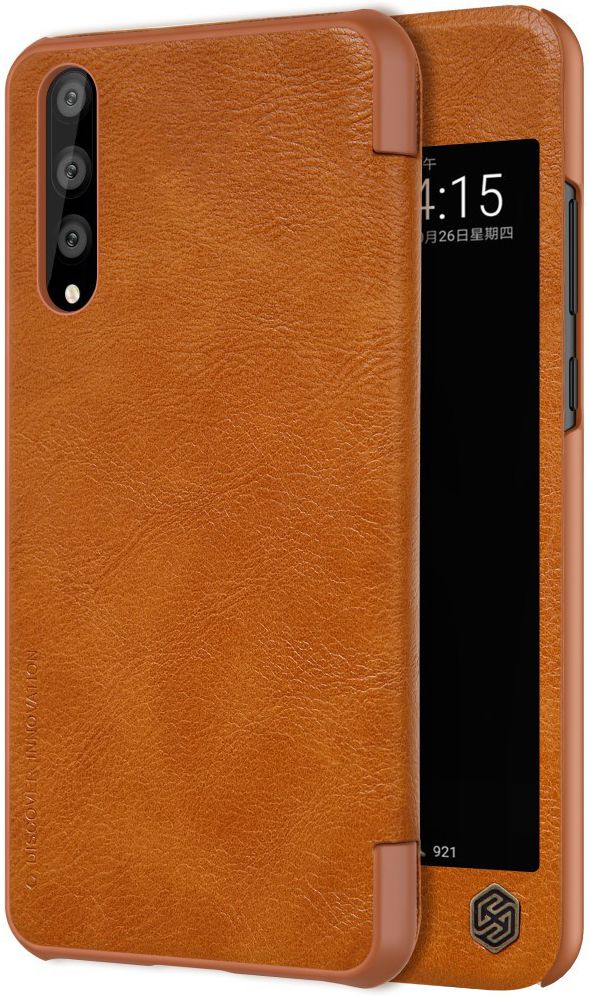 Nillkin Qin Series Flip Hoesje Huawei P20 Pro Bruin afbeelding 1