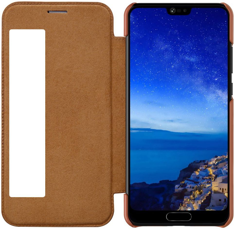 Nillkin Qin Series Flip Hoesje Huawei P20 Pro Bruin afbeelding 3
