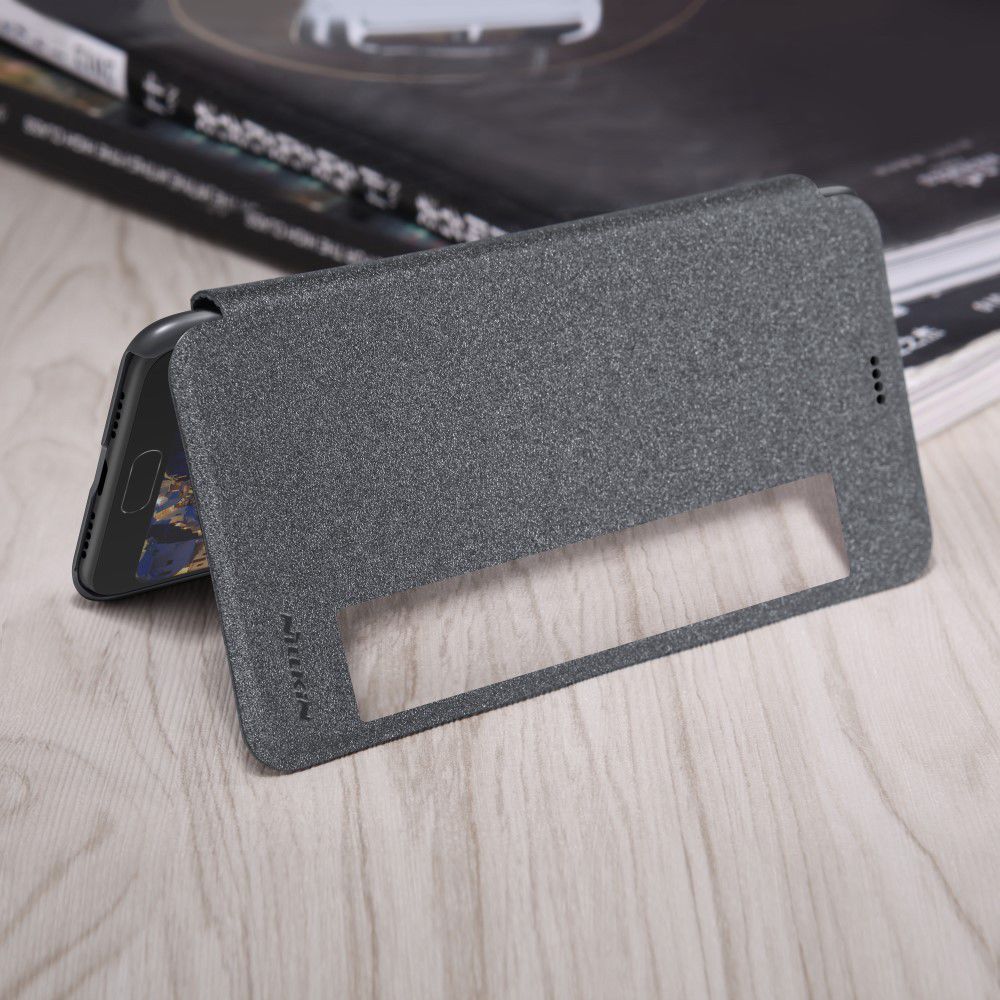 Nillkin Sparkle Series Flip Case Huawei P20 Pro Grijs afbeelding 4