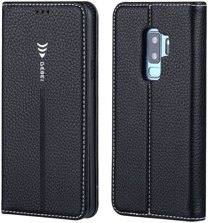 Gebei Samsung Galaxy S9 Plus Bookcase Zwart afbeelding 1