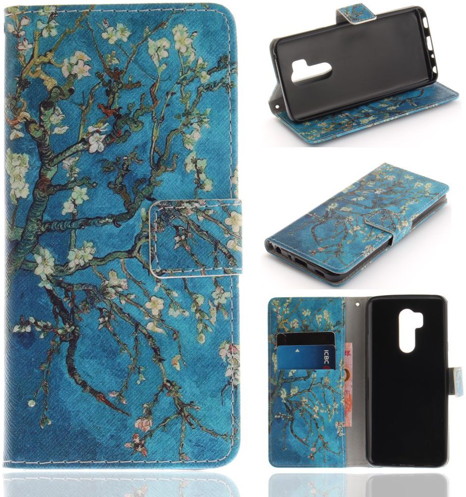LG G7 Leren Portemonnee Hoesje Wintersweet afbeelding 1