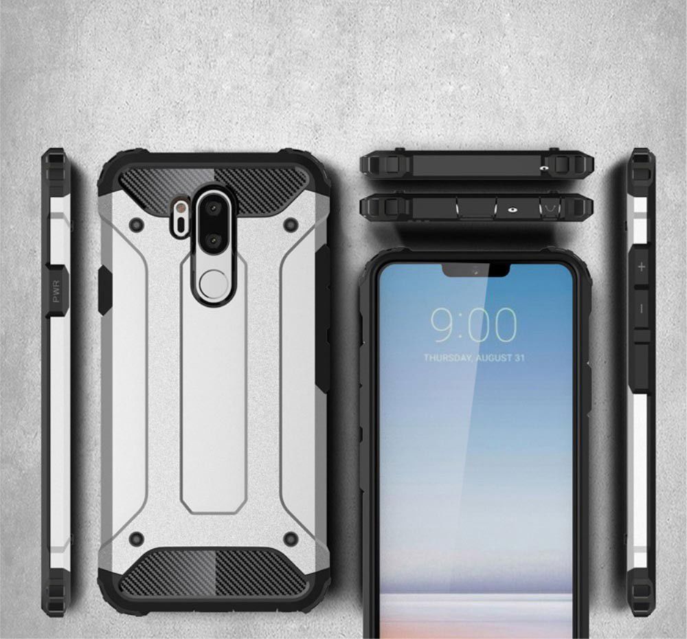LG G7 Hybride Hoesje Zwart afbeelding 10
