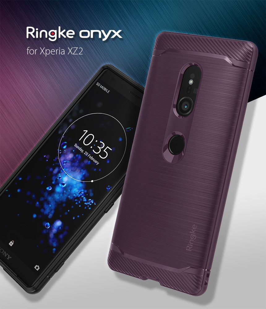 Ringke Onyx Sony Xperia XZ2 Hoesje Paars afbeelding 9