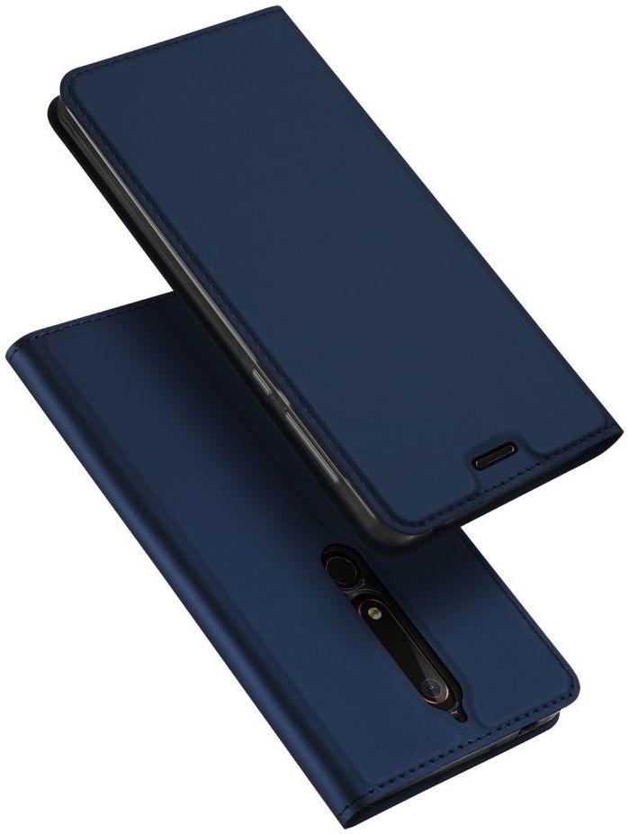 Dux Ducis Nokia 6 (2018) Premium Bookcase Blauw afbeelding 10