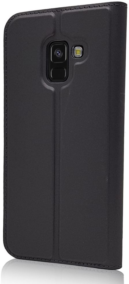Samsung Galaxy A8 (2018) Portemonnee Hoesje Zwart afbeelding 4