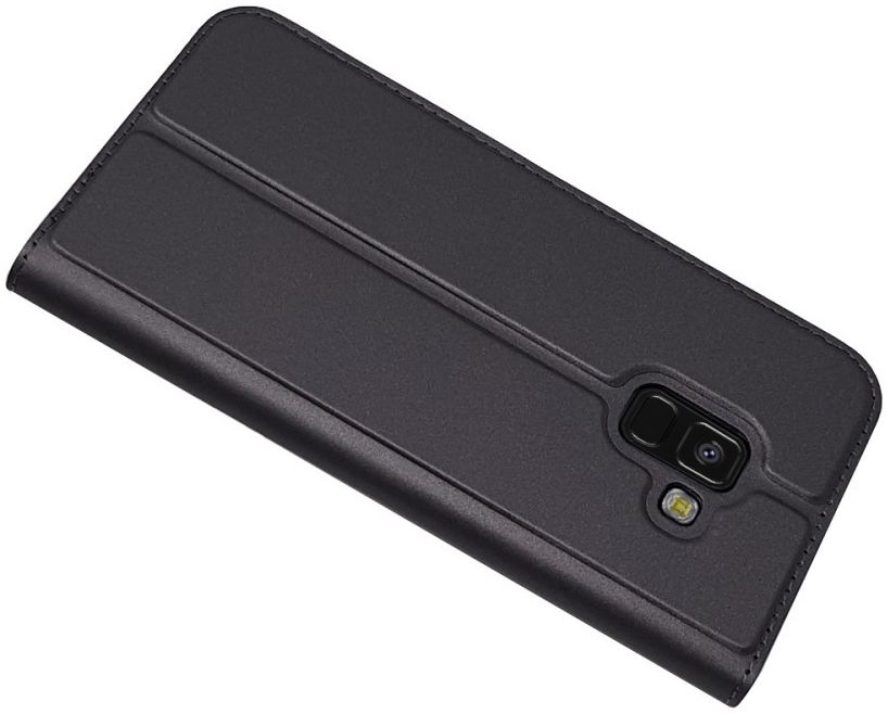 Samsung Galaxy A8 (2018) Portemonnee Hoesje Zwart afbeelding 9