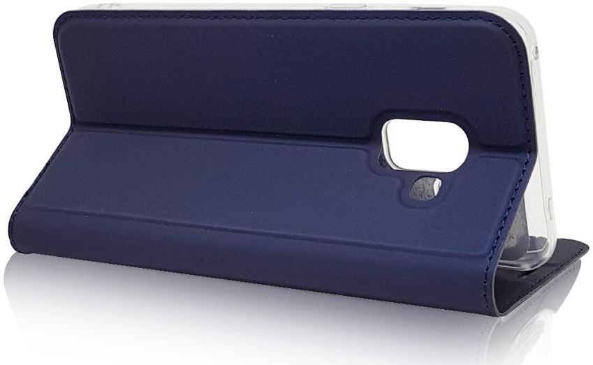 Samsung Galaxy A8 (2018) Portemonnee Hoesje Blauw afbeelding 8