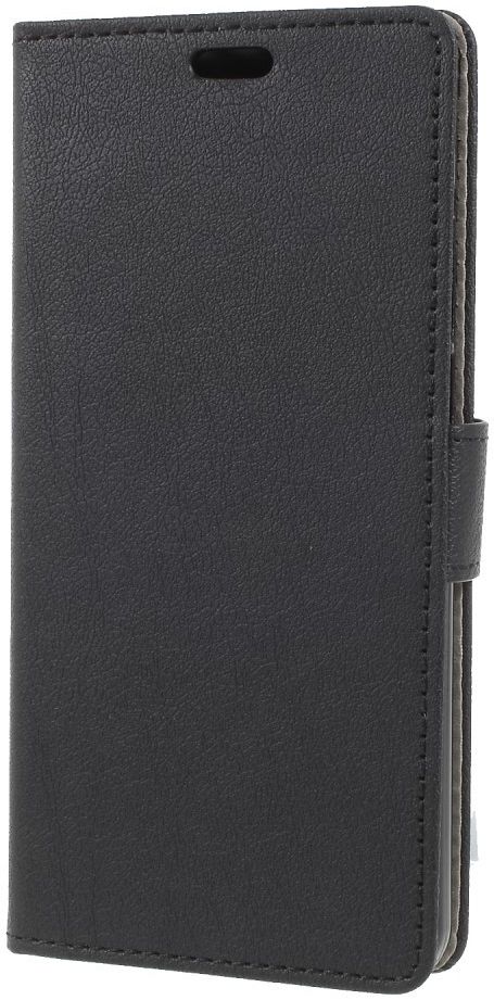 Wiko View 2 Kunstlederen Wallet Stand Hoesje Zwart afbeelding 5