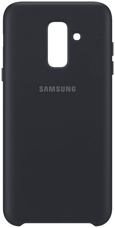 Samsung Galaxy A6 Plus Dual Layer Cover Zwart afbeelding 6