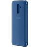 Samsung Galaxy A6 Plus Wallet Cover Blauw