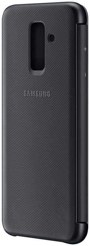 Samsung Galaxy A6 Plus Wallet Cover Zwart afbeelding 6