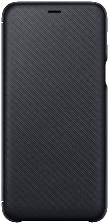 Samsung Galaxy A6 Plus Wallet Cover Zwart afbeelding 3