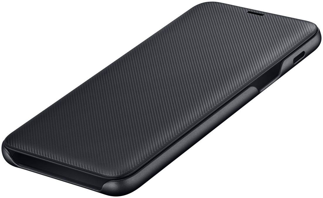 Samsung Galaxy A6 Plus Wallet Cover Zwart afbeelding 5