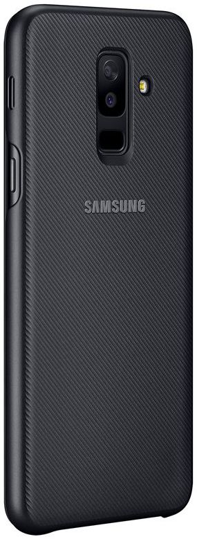 Samsung Galaxy A6 Plus Wallet Cover Zwart afbeelding 4