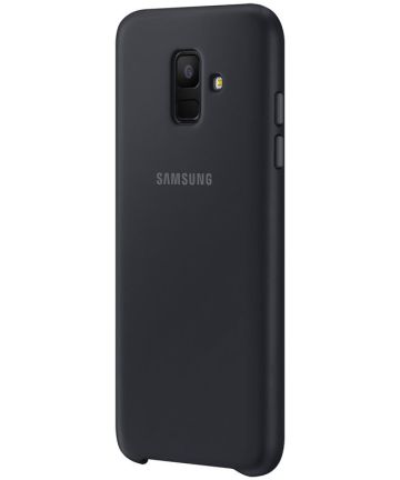 Samsung Galaxy A6 Dual Layer Cover Zwart Hoesjes