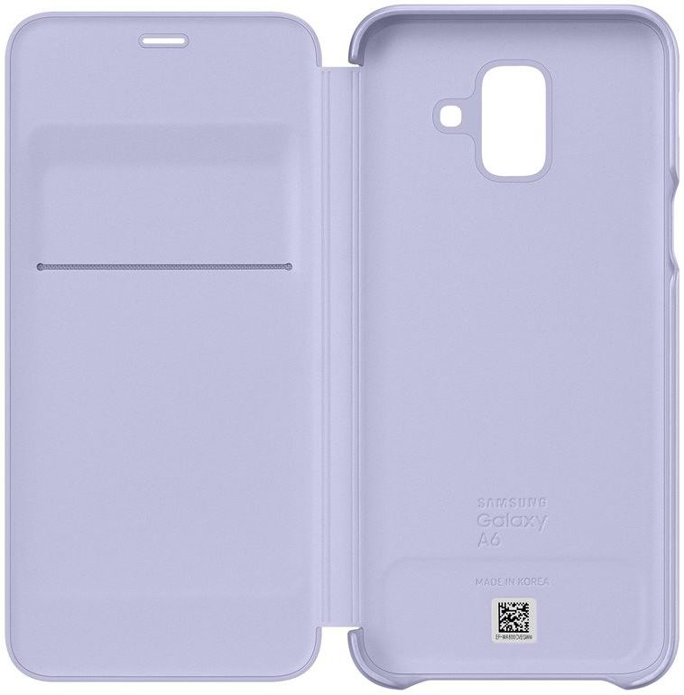 Samsung Galaxy A6 Wallet Cover Lavender afbeelding 7