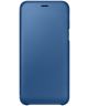 Samsung Galaxy A6 Wallet Cover Blauw