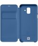 Samsung Galaxy A6 Wallet Cover Blauw