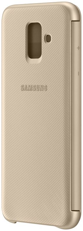 Origineel Samsung Galaxy A6 (2018) Hoesje Wallet Cover Goud afbeelding 7