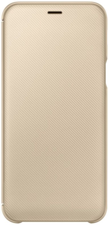 Origineel Samsung Galaxy A6 (2018) Hoesje Wallet Cover Goud afbeelding 3
