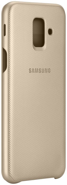 Origineel Samsung Galaxy A6 (2018) Hoesje Wallet Cover Goud afbeelding 8