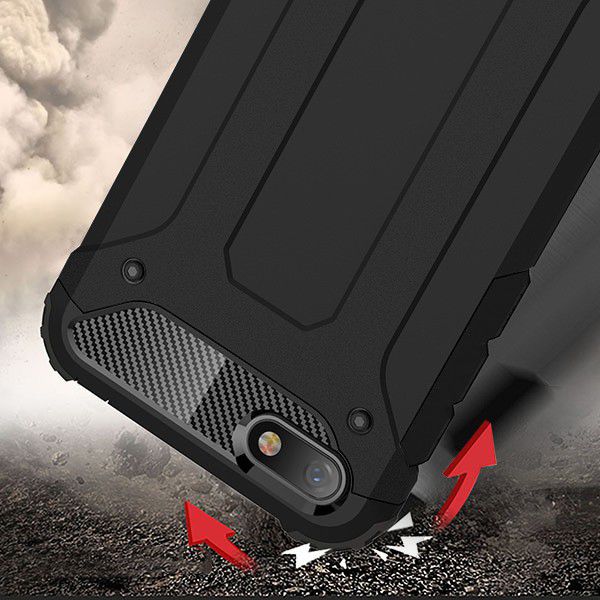 Huawei Y5 (2018) Hybride Hoesje Zwart afbeelding 5